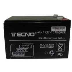 BATTERIA ERMETICA AL PIOMBO 12V 7 5A