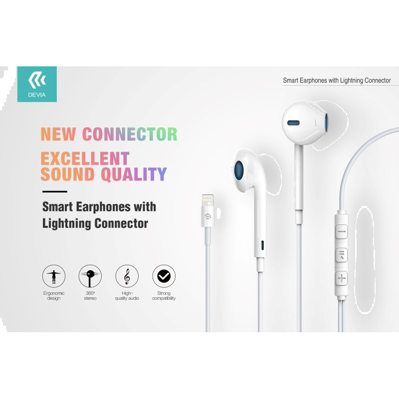 Auricolari con attacco Lightning per iPhone Bluetooth con controlli