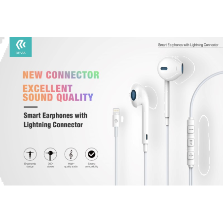Auricolari con attacco Lightning per iPhone Bluetooth con controlli