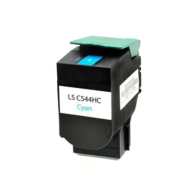 Lexmark C 544 X2 Ciano Toner Compatibile per C540N  C543dn  X548de