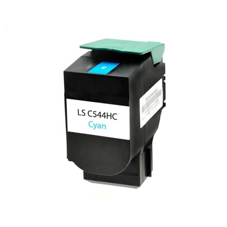Lexmark C 544 X2 Ciano Toner Compatibile per C540N  C543dn  X548de