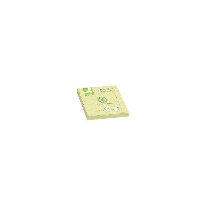 Confezione 12 pz Blocco foglietti adesivi 75*75 mm colore Giallo