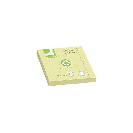 Confezione 12 pz Blocco foglietti adesivi 75*75 mm colore Giallo