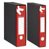 Raccoglitore protocollo e commerciale dorso 5cm Rosso