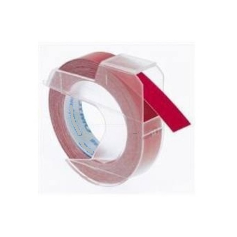 Rosso compa Dymo Junior/Omega Nastro a relievo 3D-9MMx3M