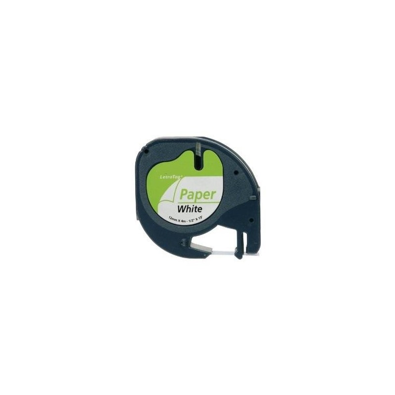 BK-White 12mmX4m for DYMO-Letratag 2000,LT100H,QX50S0721520