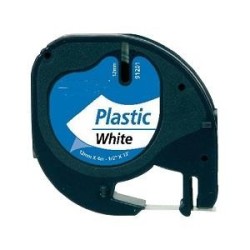 BK-WHITE 12MMX4M PLASTICA FOR DYMO 2000, LT100H, QX50S0721660