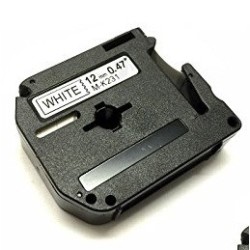 Label Laminato Black-White 12mmX8m Brother