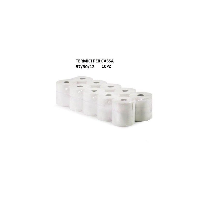 Rotoli termici per cassa 57*30*12 Conf 10 pezzi