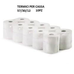 Rotoli termici per cassa 57*30*12 Conf 10 pezzi