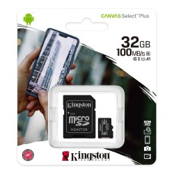 Micro SD 32Gb Kingston con adattatore SD CL10