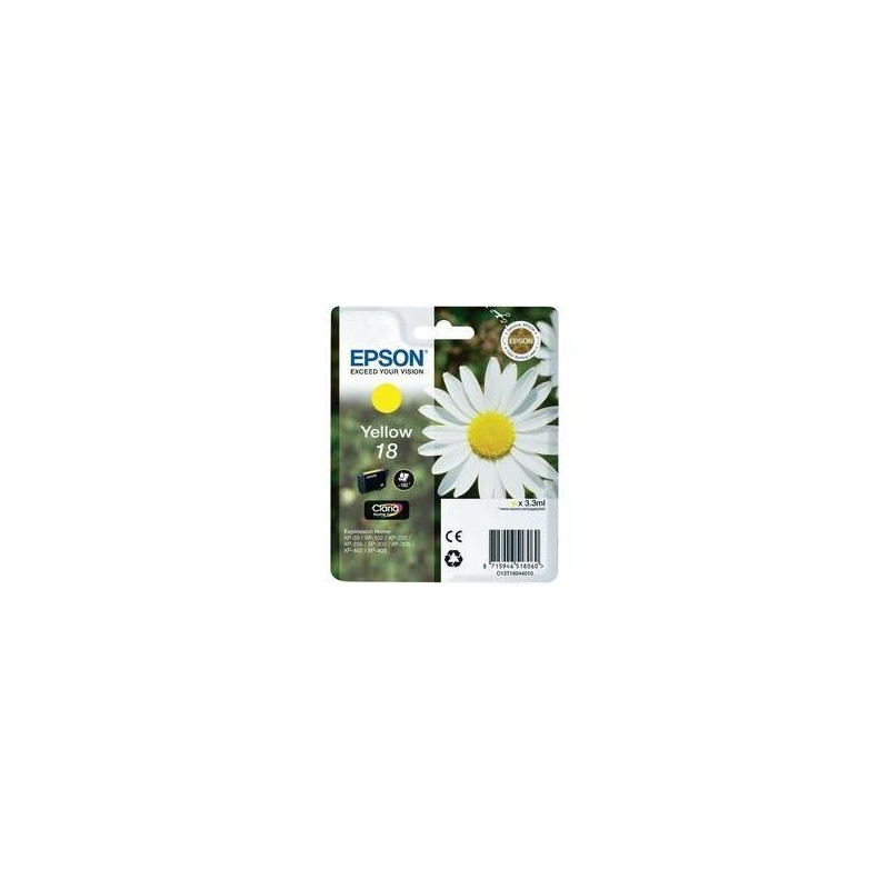 Epson T1804 Giallo C13T18044012 Originale
