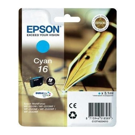 Epson T1622 Ciano C13T16224012 Originale