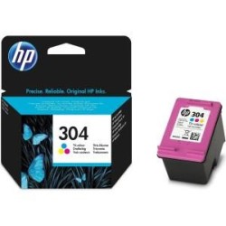 Hp 304 color N9K05AE Originale 100  Pagine