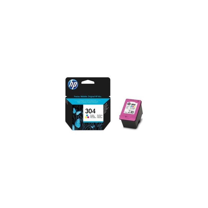 Hp 304 color N9K05AE Originale 100  Pagine
