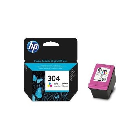 Hp 304 color N9K05AE Originale 100  Pagine