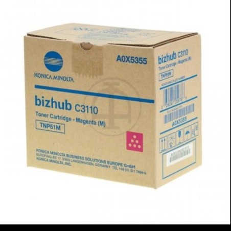 Konica Minolta TNP51 magenta originale A0X5355