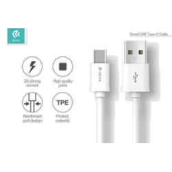 Cavo Serie Smart Type-C Lunghezza 2 metri Bianco