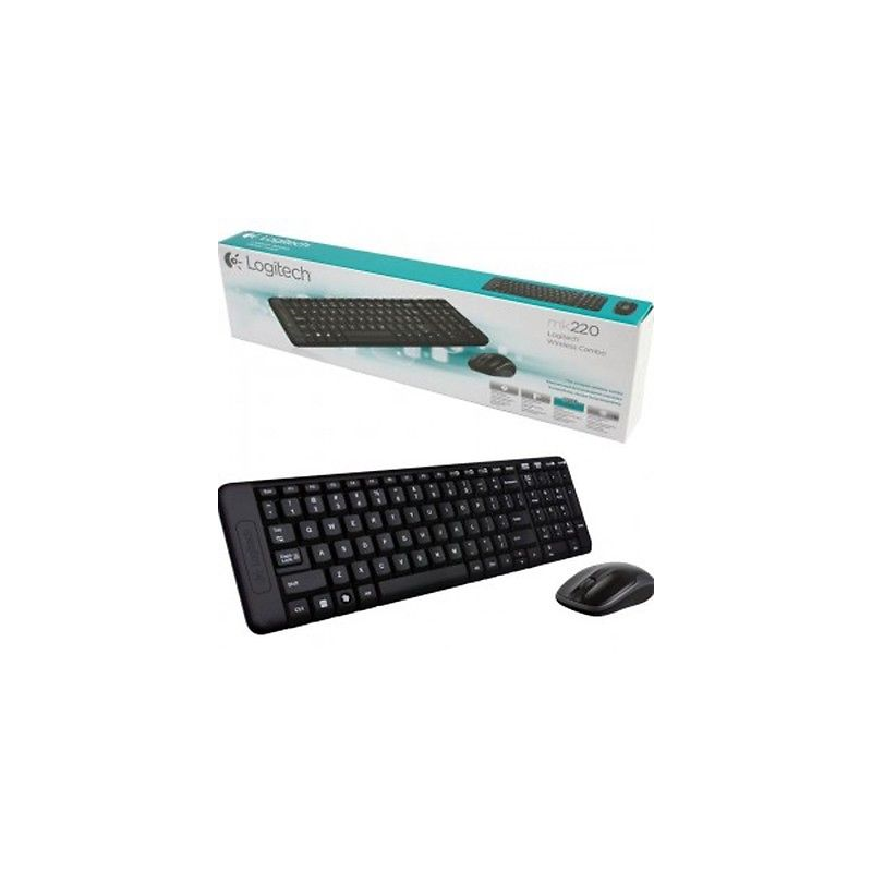 Tastiera e mouse wireless Logitech MK220