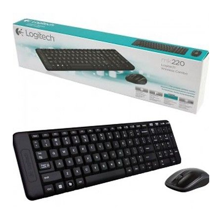 Tastiera e mouse wireless Logitech MK220