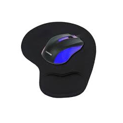 Tappetino ergonomico poggiapolsi in gel Nero