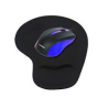 Tappetino ergonomico poggiapolsi in gel Nero