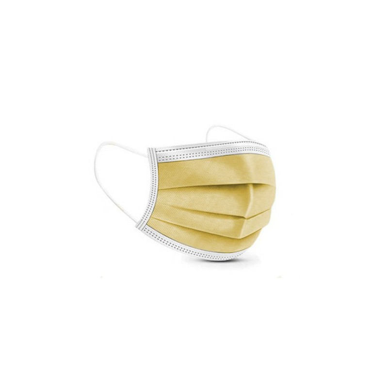 Mascherina protettiva a tre strati - Pacco da 40 pz Beige