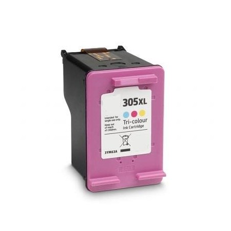 Hp 305XL Colori 3YM63AE Compatibile per HP DeskJet Serie 2700, 4100, ENVY Serie