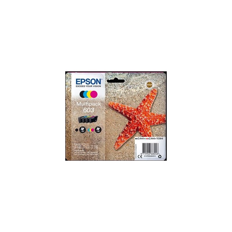 Epson Multipack 4-colours T603 Ink C13T03U64010