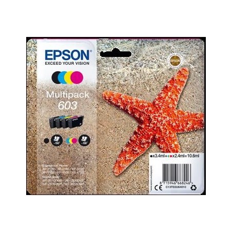 Epson Multipack 4-colours T603 Ink C13T03U64010