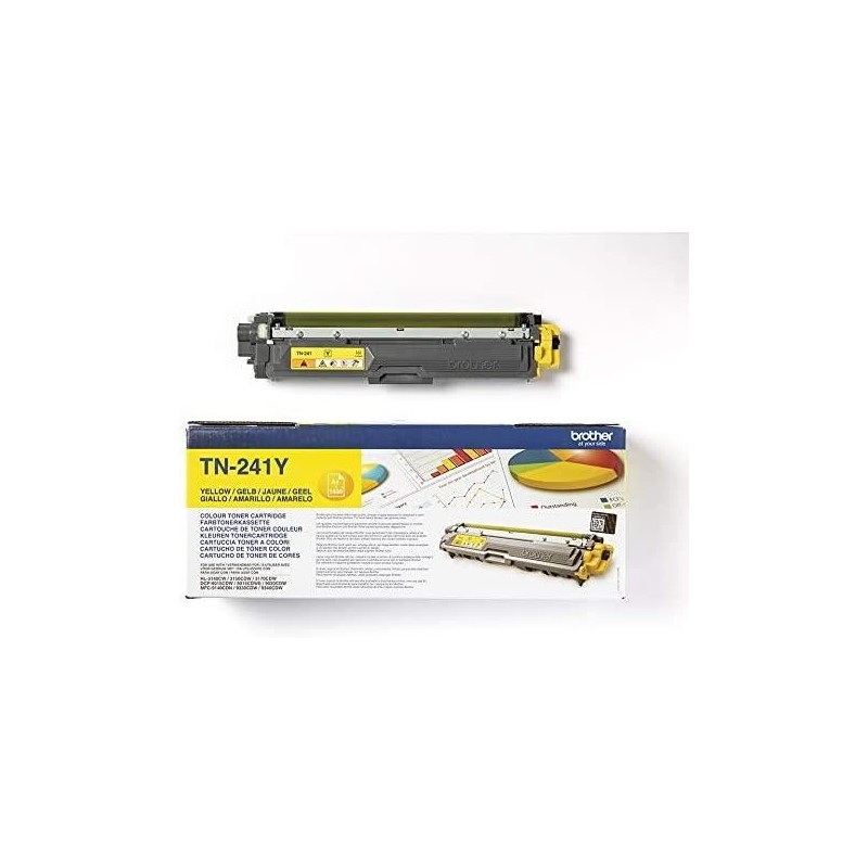 Brother TN-241 Y Toner Originale Giallo 1400 pagine