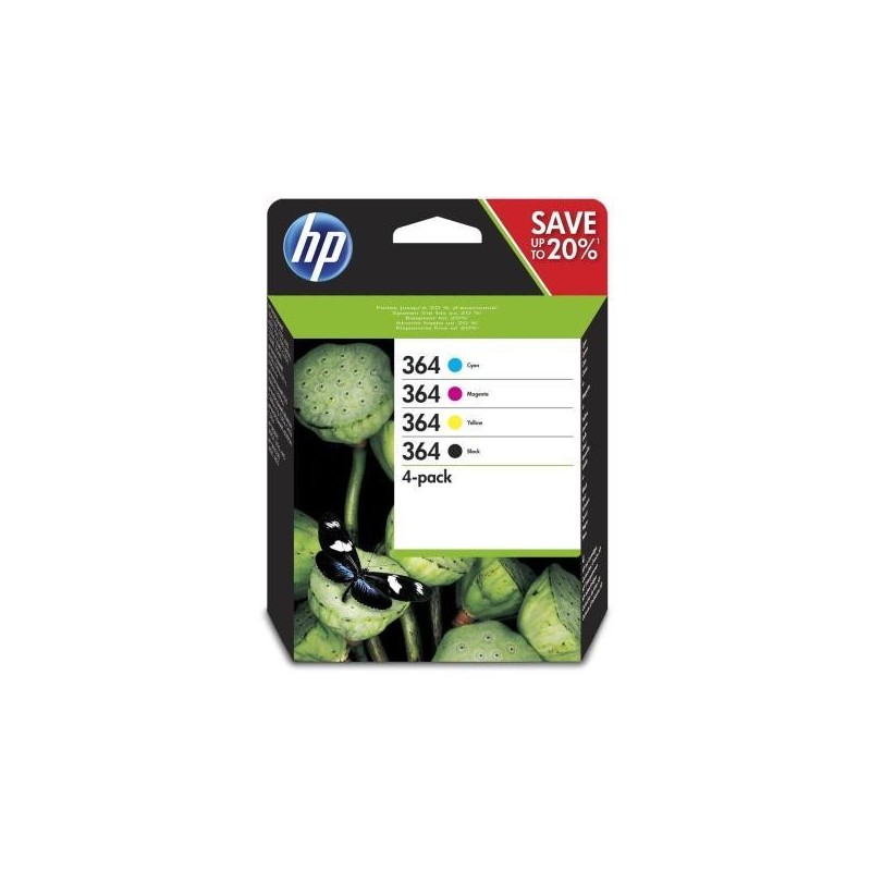 Hp 364 N9J73AE Multipack 4 colori K C M Y