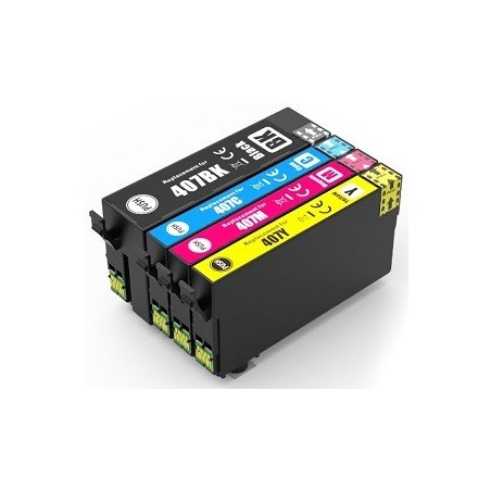Epson T407XL Magenta Cartuccia Compatibile per Epson WF-4745 Series