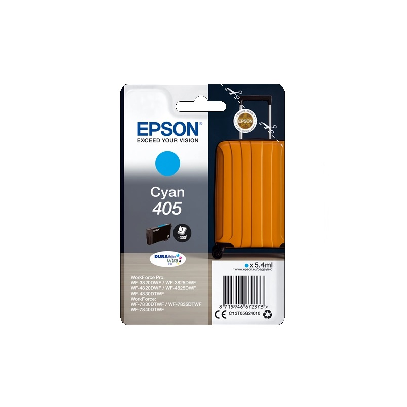 Epson T405 Ciano Cartuccia Originale C13T05G24010
