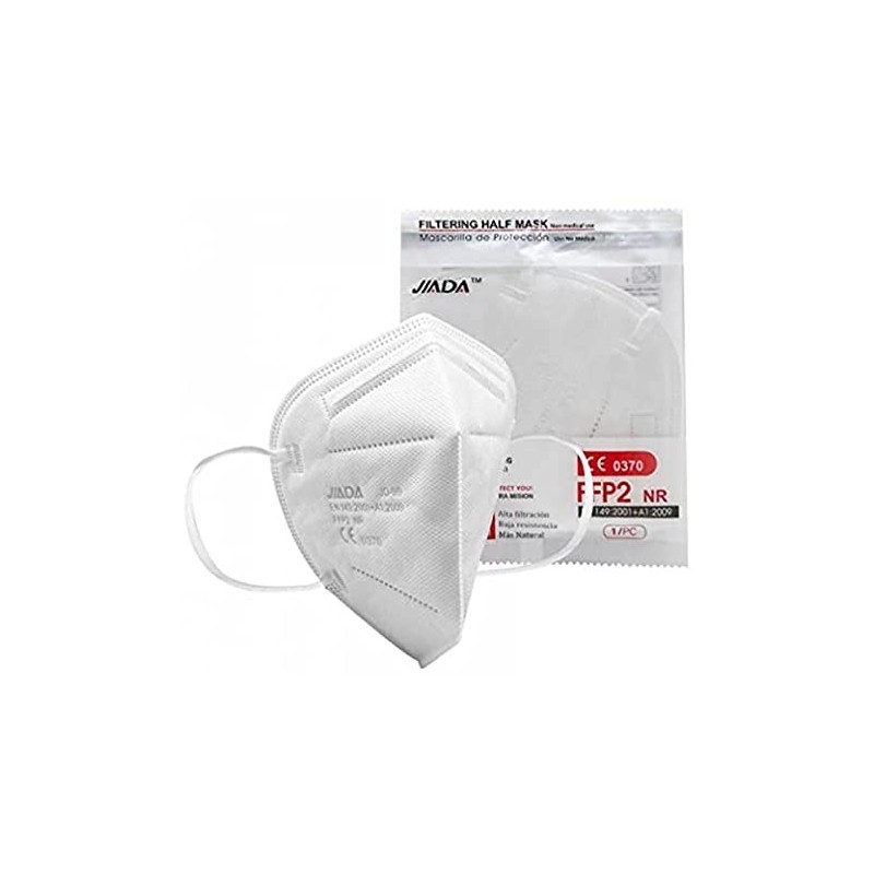 Mascherina FFP2 colore bianco CE 2163  Normativa UNE-EN 149:2001+A1:2009
