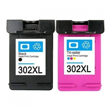 HP 302XL Nero e Color Compatibile per DeskJet 1110, 2130 e 3630, HP OfficeJet 38