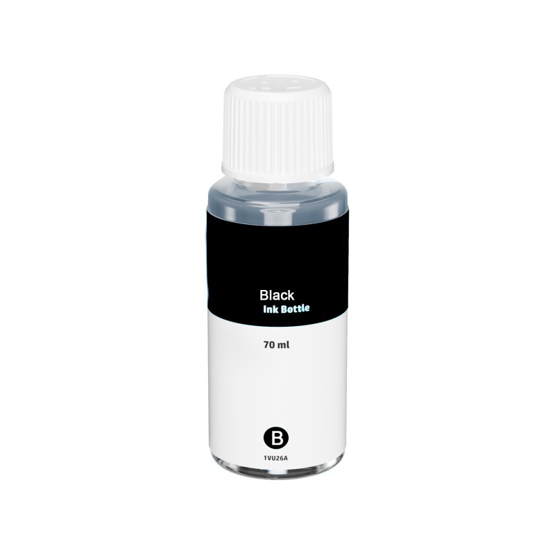Inchiostro Ecotank Nero Compatibile per Hp Tank  315,410,500,610,GT5800