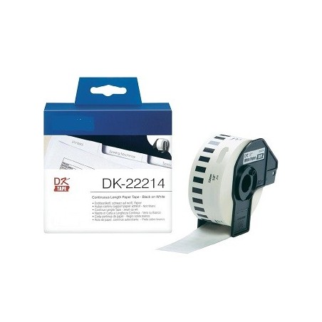 Bianco 12mmX30.48m Compatibile per Brother P-Touch QL1000 1050 1060