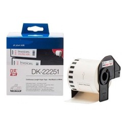 Brother P-Touch QL800,810,820 Nero/rosso 62mmx15Mt