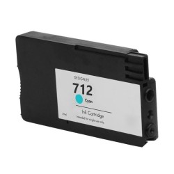 Hp 712 Ciano Cartuccia Compatibile per T230,250,630,650