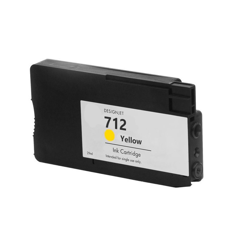 Hp 712 Giallo Cartuccia Compatibile per T230,250,630,650