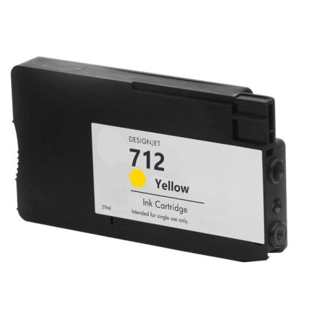 Hp 712 Giallo Cartuccia Compatibile per T230,250,630,650