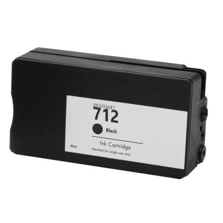 Hp 712 Nero Cartuccia Compatibile per T230,250,630,650