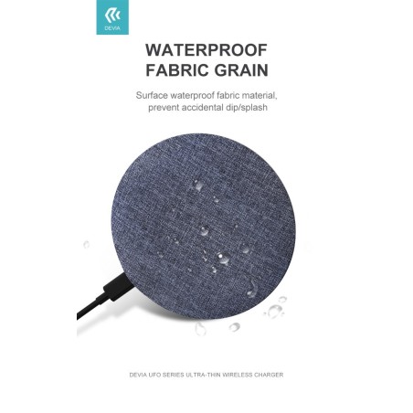 Caricabatteria wireless ultrasottile  Qi 5W/7, 5W 10W 15W