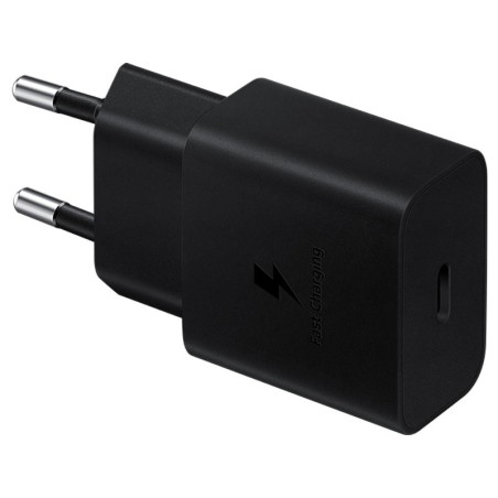Samsung caricabatteria USB-C 15W fast charge Nero