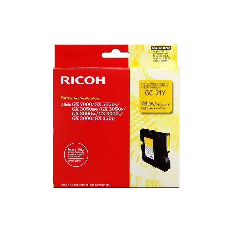 Ricoh GC21 Giallo Originale 405535