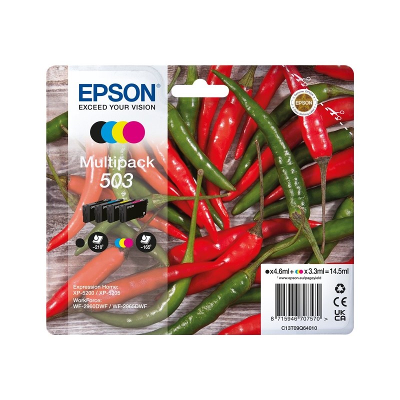 Epson T503 Multipack 4 colori C13T09Q64010 Cartucce Originali