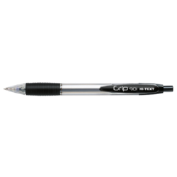 Penna a scatto colore nero inchiostro gel