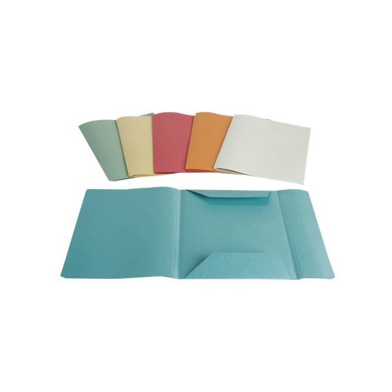 Cartelline 3 lembi Blasetti Arancione BLA1503 50 pz