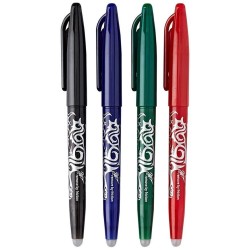 Penna gel stick, punta 0.7 mm, colore NERO - PILOT FRIXION BALL 12pz 12pz